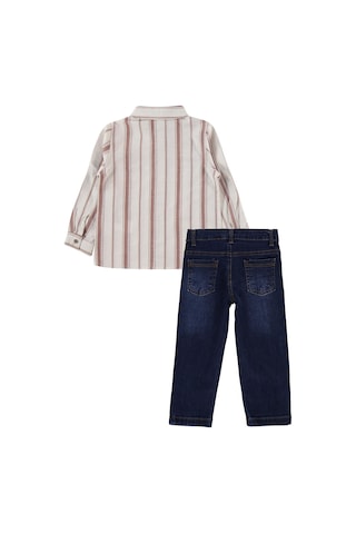 Civil Boys Kot Pantolonlu 3'lü 2 -5 Yaş Takım - Kahve 17475177926S1