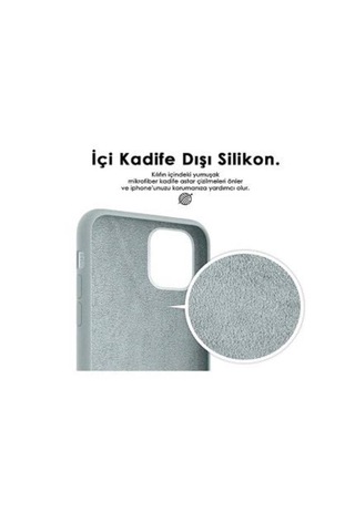 Apple Uyumlu iPhone 11 Kılıf Yumuşak Silikon İçi Kadife Lansman Kapak . Turuncu