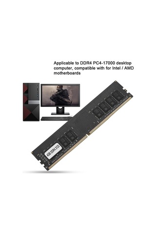 Masaüstü Bellek Ddr4 2133mhz 4g 8g Ram Pc4-17000 2133mhz 288pin Dımm Intel/amd İçin 4 Gb