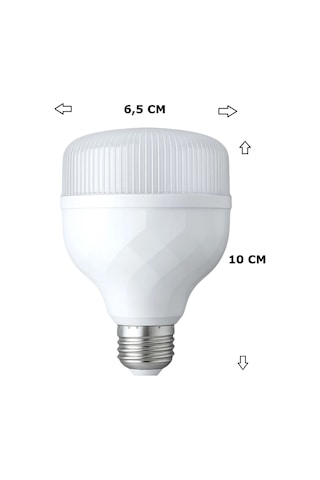 15w Torch Ampul E27 T-bulb Led Beyaz Renk 1800 Lümen