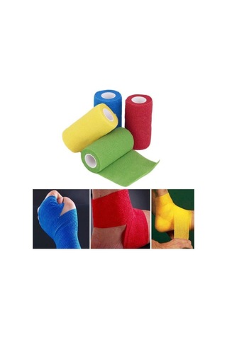 Iron Coban Yapışkanlı Bandaj Koban 5 CM x 4.5 M Sarı
