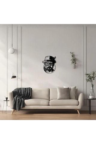 Lazer Kesim Metal Duvar Dekoru Walter White Metal Duvar Tablosu Pop Art