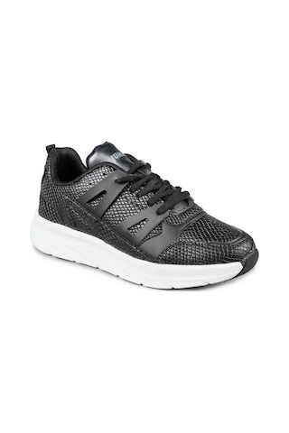 Jump 27878 Siyah - Beyaz Kadın Sneaker Günlük Spor Ayakkabı
