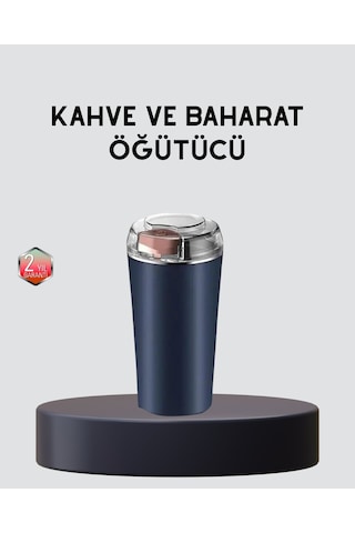 Paslanmaz Çelik Otomatik Öğütücü Kolay Temizlenebilir Yedek Bıçaklı Mavi