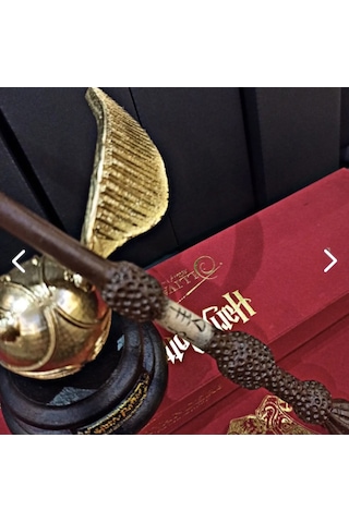Harry Potter Golden Snitch Ve Standlı Dumbledore Mürver Asa Seti