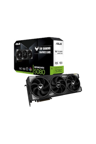 Asus TUF Gaming GeForce RTX 5080 OC TUF-RTX5080-O16G-GAMING 16 GB GDDR7 256 Bit Ekran Kartı