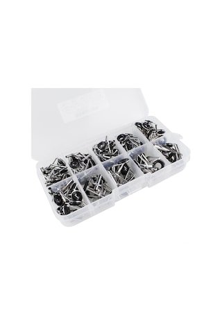 Ximistore9 80 Adet Çelik Seramik Olta Kılavuzu Uç Takımı - Spin, Jig Ve Kayık Olta Parçaları Tamiri İçin Set