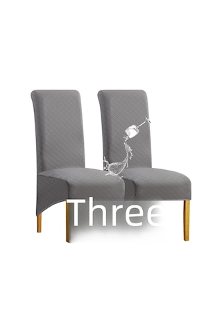 Skycity Kahverengi Pratik Tüylü Yüksek Omuzlu Sandalye Kılıfı - Su Geçirmez Elastik Desenli Toplu Satışlı Otel Banket Kılıfı DiğER