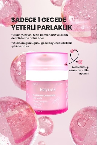 Royues Soyulabilir Kolajen Jel Yüz Maskesi 50 ML
