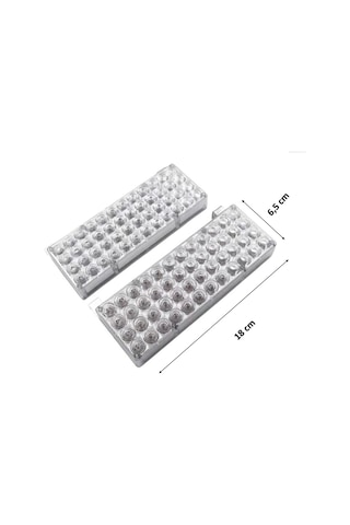 Çakar Lamba 96 Led Kırmızı-mavi Kumandalı 11 Mod