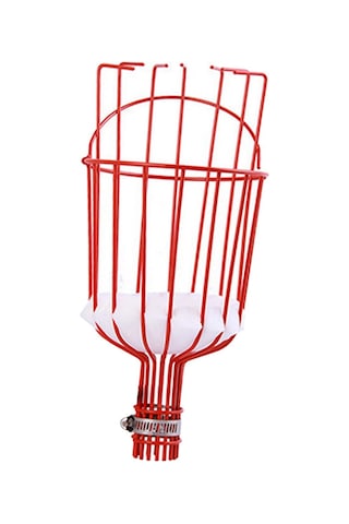 Homyl Meyve Toplama Sepeti Pratik Tutma Uzanma Aracı Kırmızı