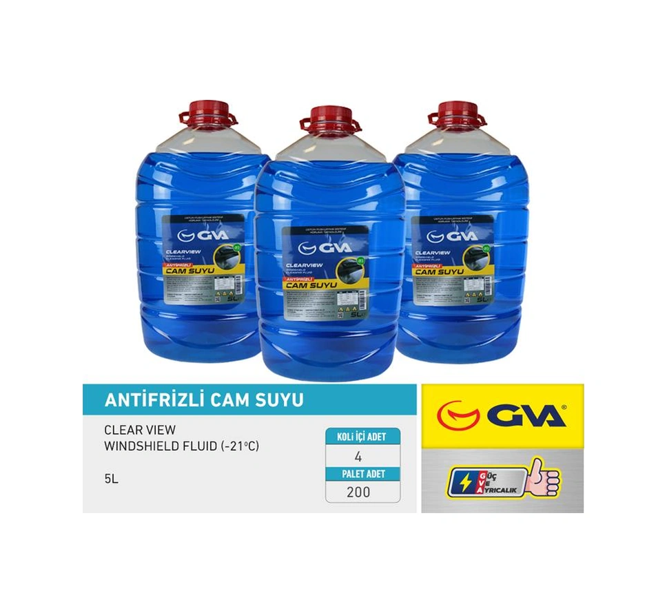 Cam Suyu 5 Lt -21 Derece 4 Adet
