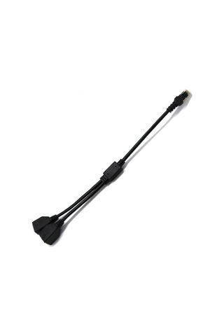 Dark RJ45 Ethernet LAN Genişletilmiş Splitter Kablosu
