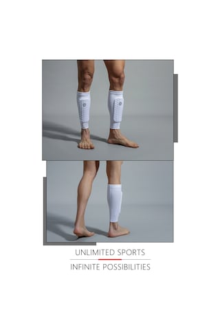 Profesyonel Çarpışma Önleyici Kaymaz Baldır Koruma Futbol Tozluk 1 Adet Beyaz