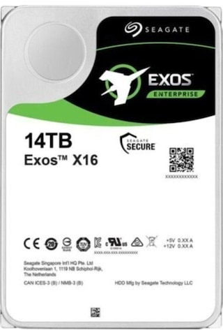 Seagate Exos 3.5 14tb 7200 512e/4kn St14000nm001g