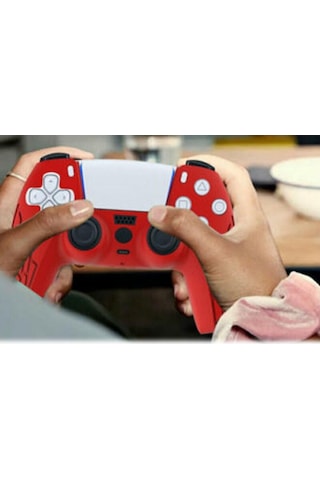 Cafele PS5 Dualsense Joystick Silikon Kılıf + Analog Koruyucu Siyah