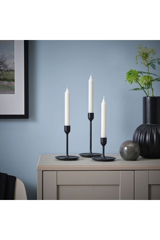 Ikea Nejlıksyren 20'li Şamdan Mumu 2,2 X 19 Cm Beyaz