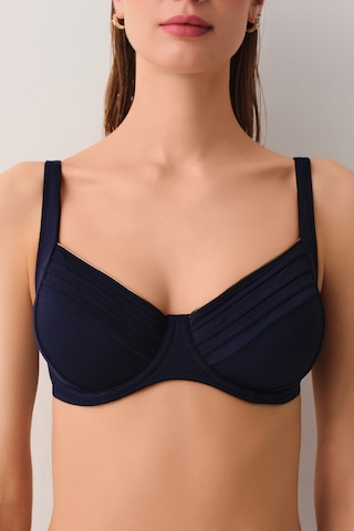 Suwen Pipe Balenli Toparlayıcı Aksesuarlı Bikini Üst Sbn25994c303 Lacivert