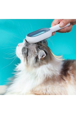 Buffer Evcil Hayvanlar İçin Çift Taraflı Pet Fırçası Nemli Tüy Tarama Tarağı Çok Renkli