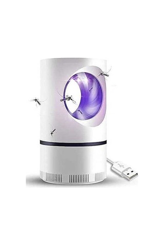 Dancemonkey Usb Güçlü Fotokatalitik Sivrisinek Öldürücü Lamba - Beyaz, Çocuk Güvenliği İçin İdeal