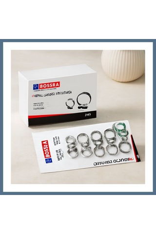 Buradabulabilirsin Metal Hortum Kelepçesi Seti 8-18mm 11- 13-23mm 18-25mm 14-27mm Bbz Standart