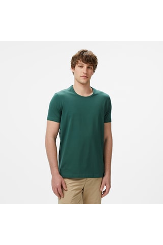 Nautica Nautara Erkek Yeşil Regular Fit T-shirt Düz V55009t Yeşil