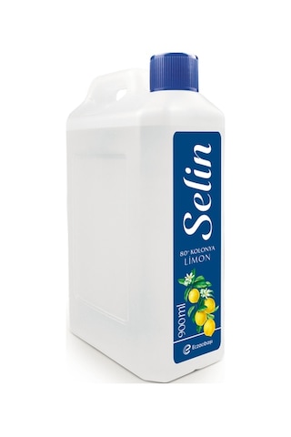 Selin 80 Derece Limon Kolonyası Bidon 4 x 900 ML