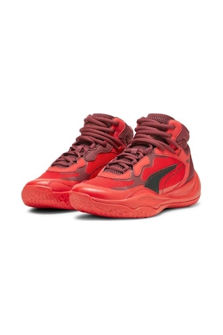 Puma Playmaker Pro Mid Jr 378330-13 Unisex Basketbol Ayakkabısı Kırmızı