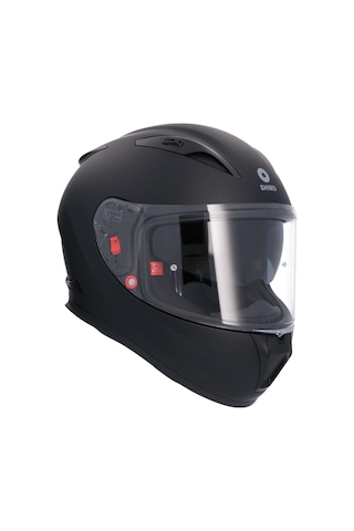 Shıro Shadow Fullface 3000 Sh-605Sv Sun Vizör Gözlüklü Motosiklet Kaskı Mat Siyah