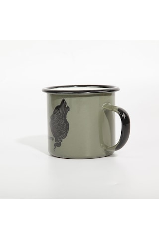 Freecamp Campers Emaye Kupa Mug 350 Ml Haki Çok Renkli