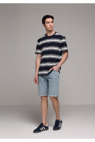 Colin's Colins Straight Fit Orta Bel Düz Erkek Light İndigo Denim Jean Şort Cl1081095 Q1.v1 Dn44995