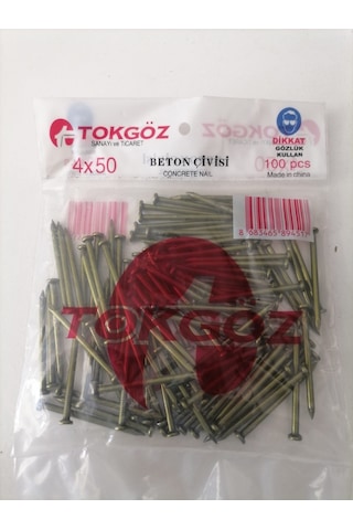 Beton Çivisi 4x50 1 Paket 100 Adet