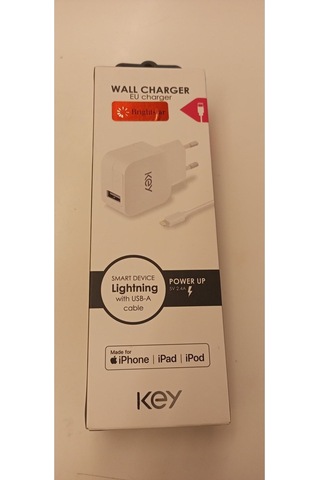 Power Wall Ic 1 Usb-a & 1m 5v/2.4a Lıghtnıng Whıte