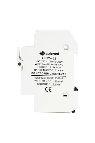 Solinved Dc Kartuş 10x38 Sigorta Yuvası - Slvfshl