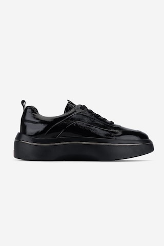 Valmenti Erkek Hakiki Deri Siyah Rugan Sneakers & Spor Ayakkabı 381 23347 Erk Ayk Y26 Sıyah Rgn Siyah1