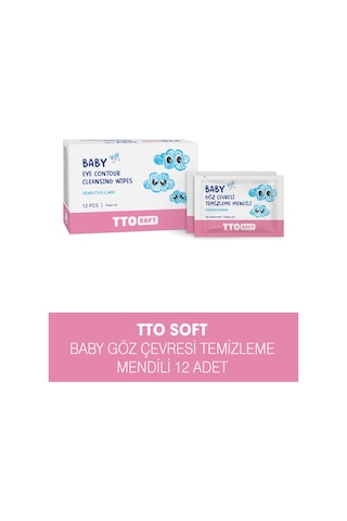 Tto Soft Baby Göz Çevresi Temizleme Mendili