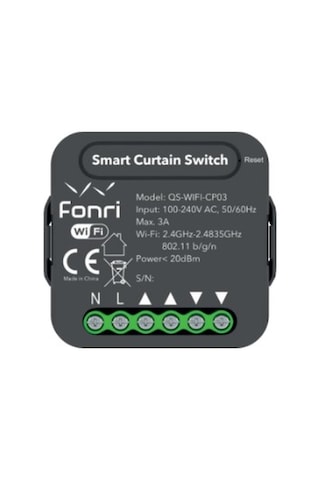 Fonri Wf3-el3-0201-11 Akıllı Perde/panjur Anahtarı Cp03