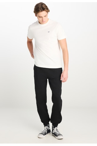 Lee Pamuk Regular Fit Normal Kesim Ribanalı Paça Siyah Jogger Pantolon
