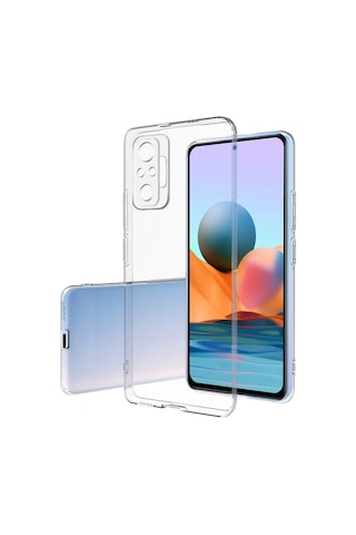 Uryport Xiaomi Redmi Note 10 Pro Kılıf Lüx Şeffaf Silikon Çok Renkli