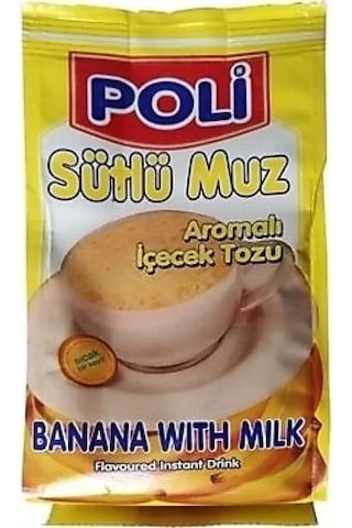 Poli Toz İçecek Sütlü Muz 250 Gr X 4 Adet 250 G