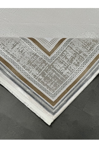 Woolen Halı Valentin Viscon Akrilik Halı 6258 Gold Renkli