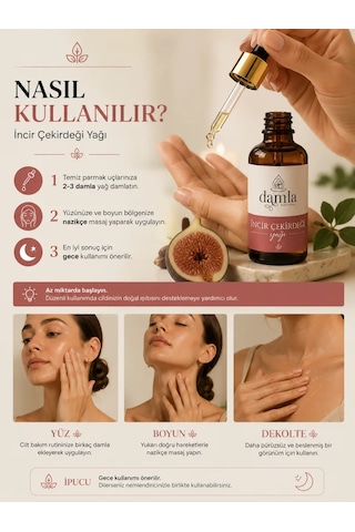 Biodamla Natural İncir Çekirdeği Yağı 20 Ml