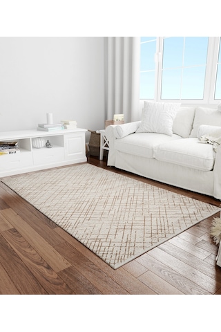 Dolce Vita Halı Monza 4202 Mustard İskandinav Halı Krem