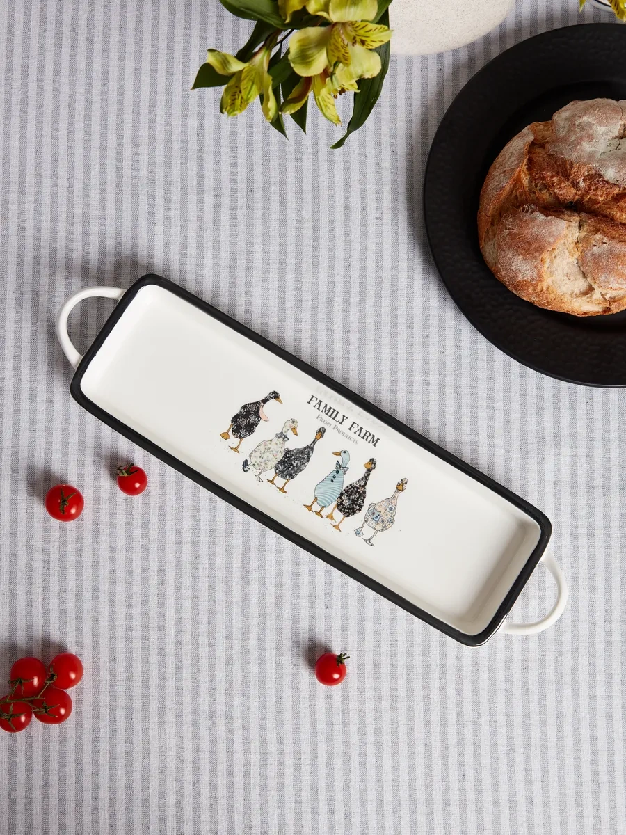 Lefard Kulplu "family Farm" Fırın Kalıbı 145524608 Beyaz