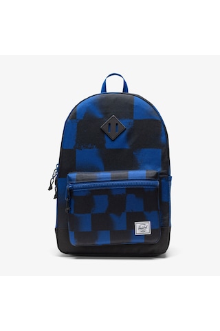 Herschel Heritage Checkered Çocuk Siyah/mavi Sırt Çantası 11576 Siyah
