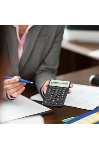 HP 10bII+ Finansal Hesap Makinesi Gri-Siyah