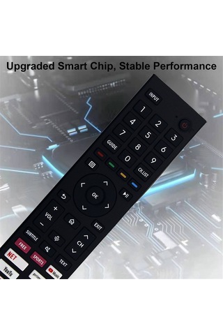 Crackedice Erf3ı80h Hisense 4kultra Hd Tv A6gg A4eg 43a6gg İçin Uzaktan Kumandayı Değiştirin