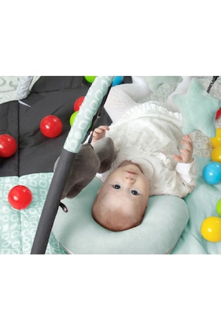 Babyjem 3 Fonksiyonlu Bebek Oyun Jimnastik Halısı  Yeşil