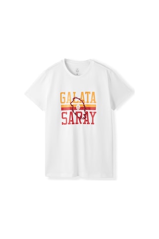 Gsstore Galatasaray Kadın T-shirt K252145 Beyaz