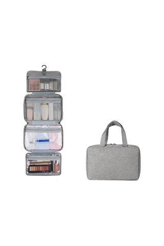 Yifomall Erkekler İçin Seyahat Çantası - Büyük Kapasiteli Su Geçirmez Asılı Makyaj Çantası